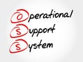 OSS - Operational support system