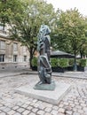 Ossip Zadkine sculpture on rue Bonaparte, Paris