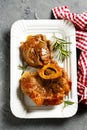 Osso bucco beef Royalty Free Stock Photo