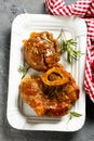 Osso bucco beef Royalty Free Stock Photo