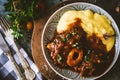 Osso bucco Beef Stew Royalty Free Stock Photo