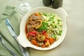 Osso Bucco And Rice Royalty Free Stock Photo