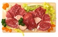 Osso buco of beef Royalty Free Stock Photo