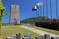 Ossuary monument of Sant`Anna di Stazzema. Memorial of the Nazi massacre of 12 August 1944 Royalty Free Stock Photo