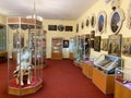 Ostashkov, Russia, January, 07, 2020. Museum of Monastery of Nilo-Stolobenskaya Nilov hermitage inside