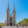 View at the Church of Saint Peter and Paul in Ostend - Belgium Royalty Free Stock Photo