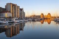 Ostend City Harbor Reflection, Belgium