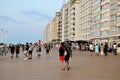 Ostend seaside promenade