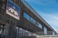 Ostend, West Flanders - Belgium,View of the facade and entrance of the versluys Arena, the soccer stadium of KV Oostende Royalty Free Stock Photo
