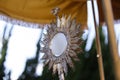 Ostensorial adoration in the catholic church - Corpus Christi Royalty Free Stock Photo