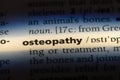osteopathy Royalty Free Stock Photo