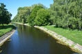 The Oster river in Nizhyn town Royalty Free Stock Photo