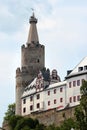 Osterburg Castle, a castle in the middle of the town of Weida in the county of Greiz in the German state of Thuringia, Germany