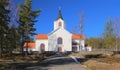 Osterjorn Church near Jorn in Vasterbotten, Sweden Royalty Free Stock Photo