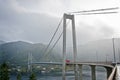 Osteroy Bridge in Norway Royalty Free Stock Photo