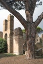 ostia antica port on the Tiber in Rome. Roman Archeology site