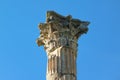 OSTIA ANTICA RUINS: ROMAN AGE COLUMNÃ¢â¬â¢S CAPITAL Royalty Free Stock Photo