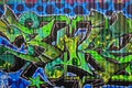 OSTRAVA, CZECH REPUBLIC - APRIL 10:The Milada Horakova Park since the 1990s filled by abstract color graffiti on April 10, 2014