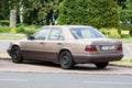Mercedes-Benz E-Class (E300 TurboDiesel) car, the first legendary W124 generation Royalty Free Stock Photo