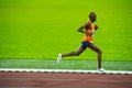 OSTRAVA CZECH REPUBLIC, SEPTEMBER. 8. 2020: Jacob Kiplimo Uganda long-distance runner in 5000 meters professional athletics race,