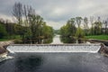 Ostravice river in Czech Republic Royalty Free Stock Photo