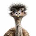 Expressive Portrait Of A Ostrich: Inspired By John Wilhelm And National Geographic