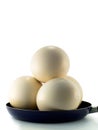 Ostrich eggs Royalty Free Stock Photo