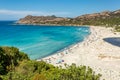 Ostriconi beach in Balagne region of Corsica Royalty Free Stock Photo