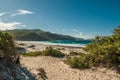 Ostriconi beach in the Balagne region of Corsica Royalty Free Stock Photo