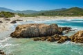 Ostriconi Beach in north Corsica Royalty Free Stock Photo