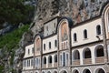 Ostrog ancient orthodox monastery in Montenegro Royalty Free Stock Photo