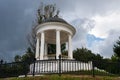 Clouds over Ostrovsky`s gazebo