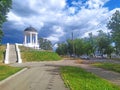 Ostrovsky`s Pavilion in Kostroma, Russia Royalty Free Stock Photo