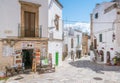 Scenic summer view in Ostuni, province of Brindisi, Apulia, Italy.