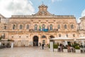 The Town Hall palace on Liberty square in the historic center of Ostuni, Puglia