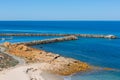 Osullivans Beach boatramp on a bright sunny day in South Australia on 30th January 2020