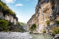 The Osum Canyon and River in Albania