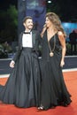 Osvaldo Supino, Alba Parietti walks the red carpet Royalty Free Stock Photo