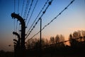 Oswiecim Fence Royalty Free Stock Photo