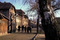 Historic gate in front of the Auschwitz-Birkenau Museum and Memorial