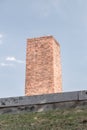 Chimney of a crematorium I at Auschwitz I, Former German Nazi Concentration and Extermination Camp