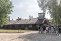 SS Guardroom at Nazi German concentration death camp Auschwitz I