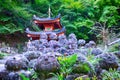 Otagi Nenbutsu Buddhist temple, Kyoto, Japan Royalty Free Stock Photo