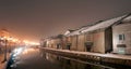 Otaru Canal in Winter Royalty Free Stock Photo