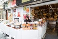 Otaru, Japan, January 28, 2018: Fresh produce retail market is t