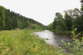 Otava River Royalty Free Stock Photo