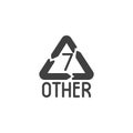 Other plastic products vector icon