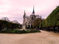 An other side of Notre dame de Paris, France. Royalty Free Stock Photo