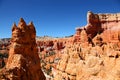 Otherworldly landscape along Queen`s Trail in Bryce Canyon National Park