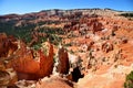 Otherworldly landscape along Queen`s Trail in Bryce Canyon National Park